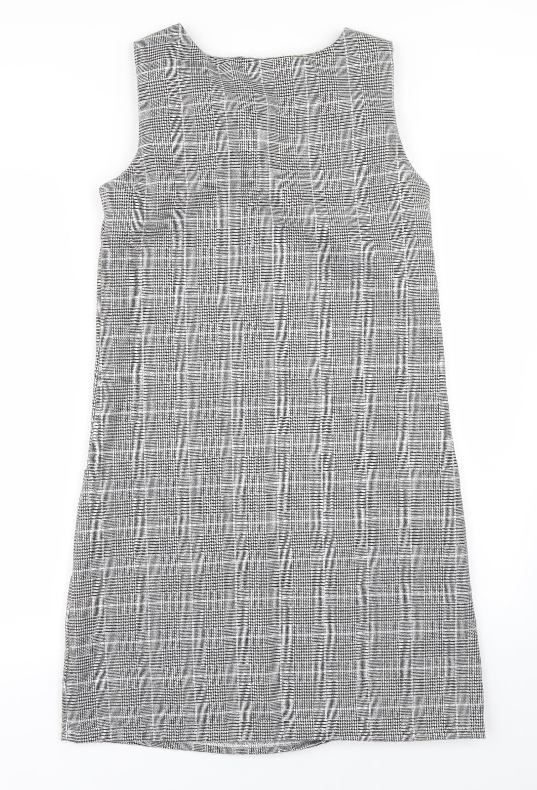 Cameo Rose Womens Grey Check  Shift  Size 8