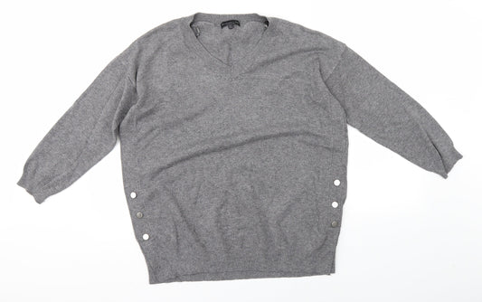 F&F Womens Grey   Pullover Jumper Size 6