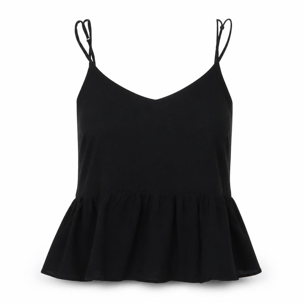 Topshop Womens Black   Basic Blouse Size 8