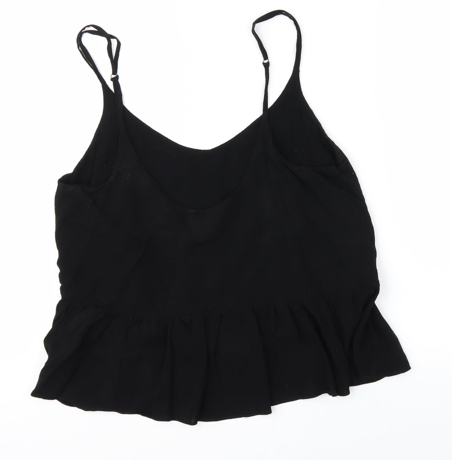 Topshop Womens Black   Basic Blouse Size 8