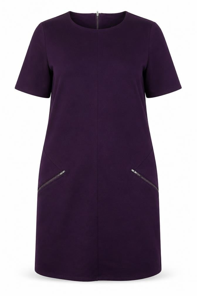Debenhams Womens Purple   A-Line  Size 14