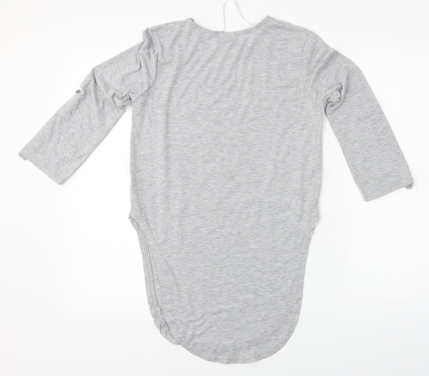 Primark Womens Grey Floral  Basic T-Shirt Size S