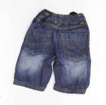 Preloved F&F Boys Blue  Denim Straight Jeans Size 5-6 Years - Back