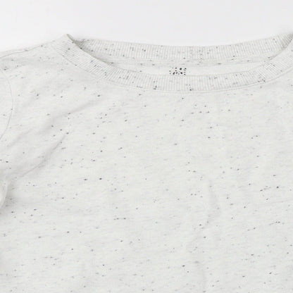 Preloved H&M Girls White   Pullover Jumper Size 10-11 Years - Detail
