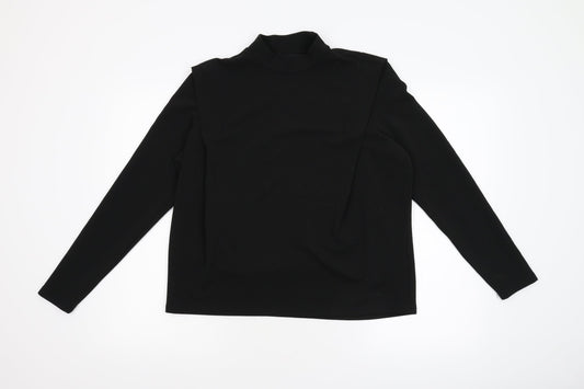 VERO MODA Womens Black   Basic Blouse Size M
