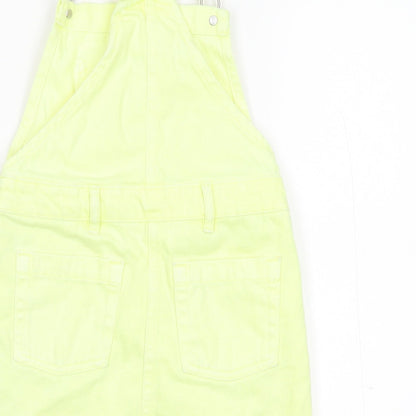 Preloved NEXT Girls Yellow   Dungaree One-Piece Size 5 Years - Label