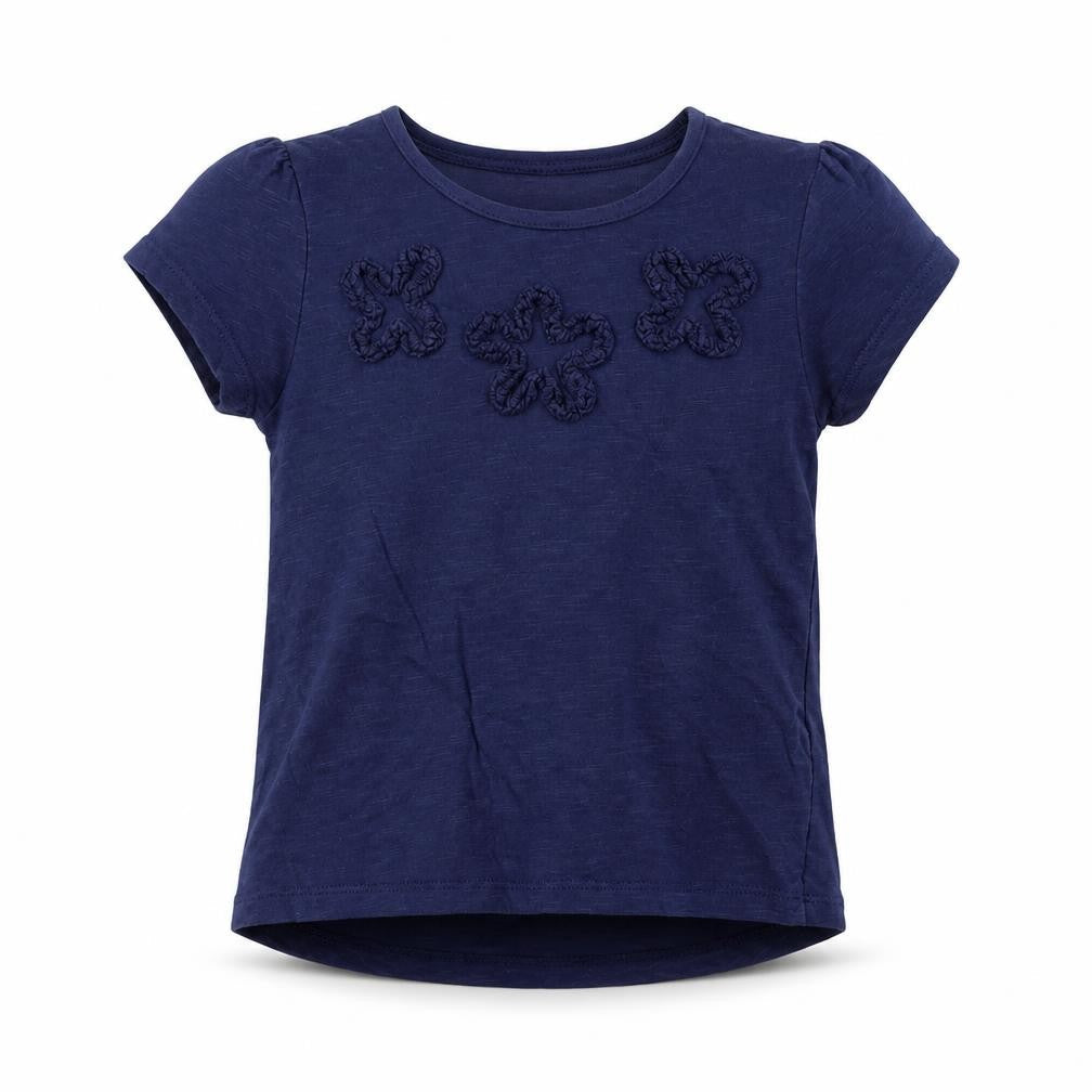 F&F Girls Blue   Ringer T-Shirt Size 2-3 Years