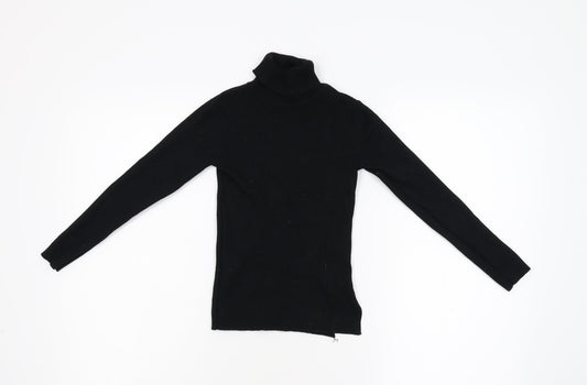 Primark Girls Black  Knit Pullover Jumper Size 10-11 Years
