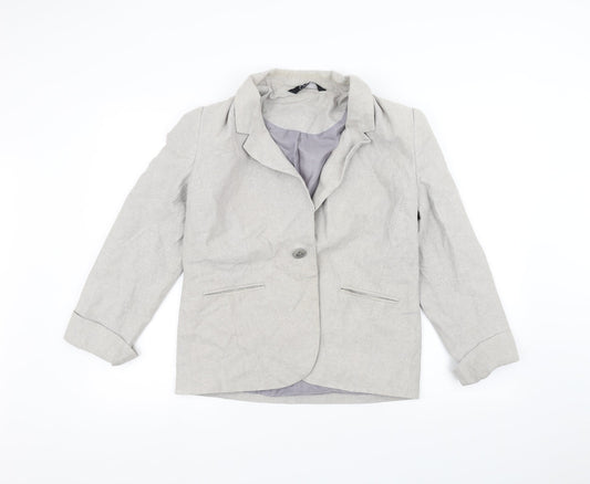 BM Womens Grey   Jacket  Size 12