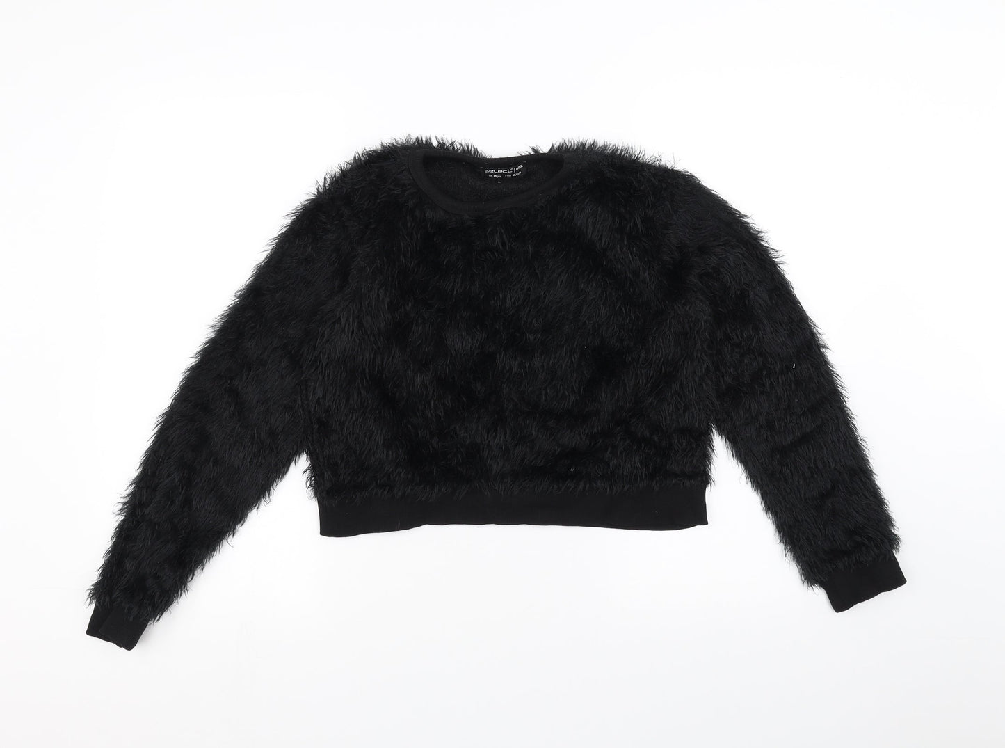 Select Girls Black   Pullover Jumper Size 14 Years