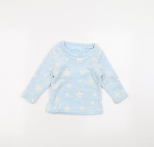 Glow in the dark Girls Blue   Pullover Jumper Size 2-3 Years  - glow in the dark