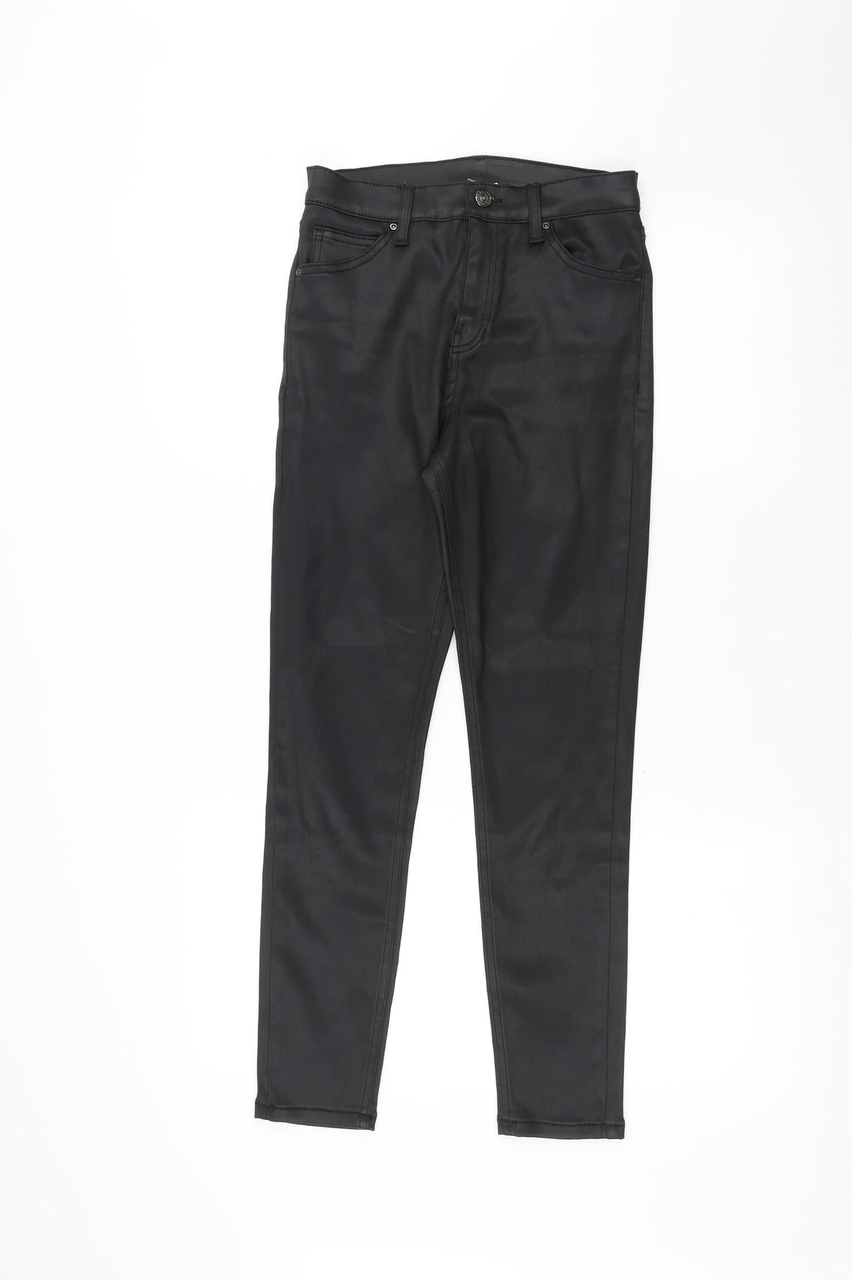 Topshop Womens Black   Trousers  Size 28 L30 in