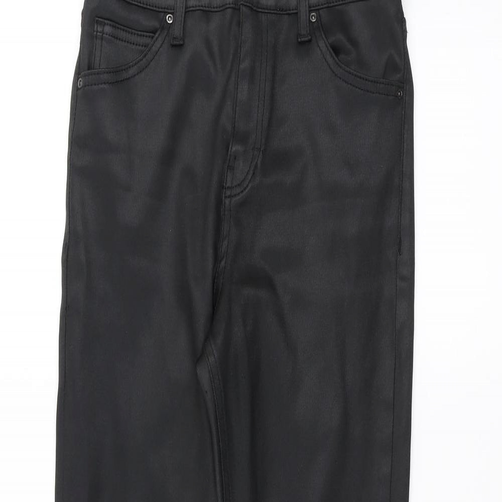 Topshop Womens Black   Trousers  Size 28 L30 in