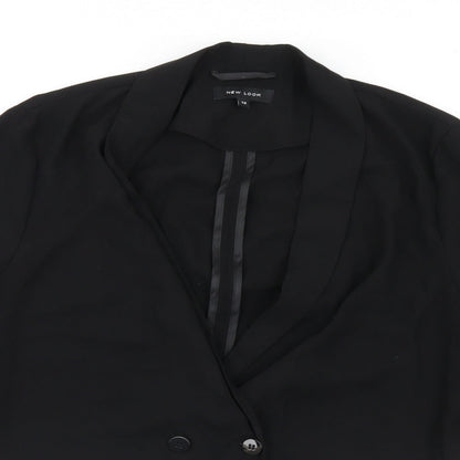 New Look Womens Black   Jacket Suit Jacket Size 12