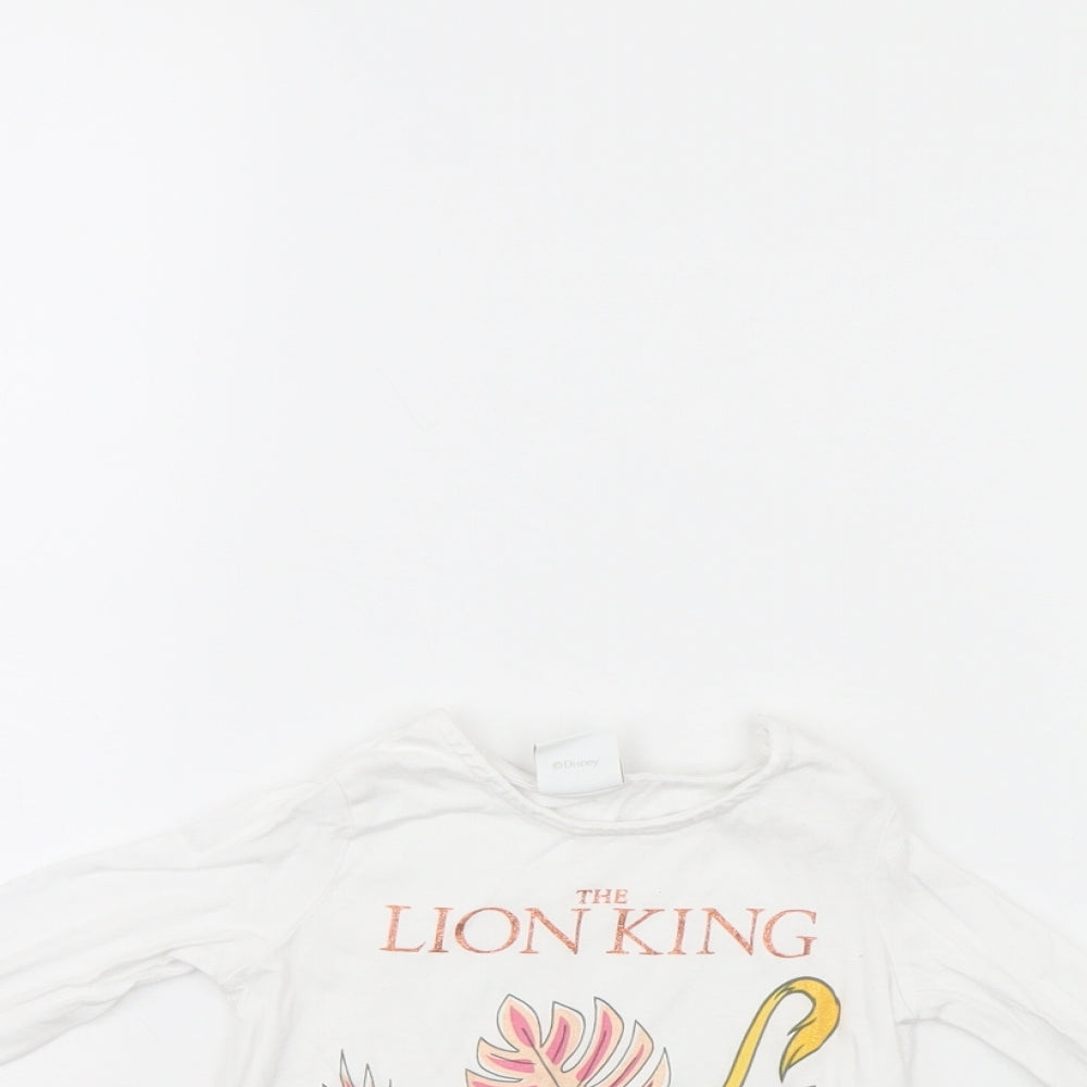 Disney Girls White   Basic Casual Size 6-9 Months  - Lion King
