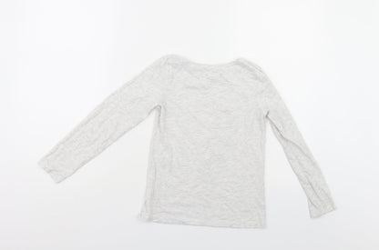 Back view of Primark girls’ grey basic casual, size 9-10, years