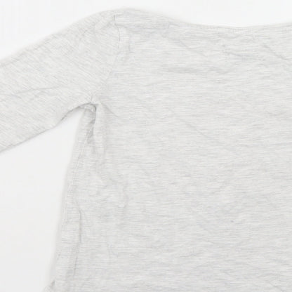 Brand and care label for Primark girls’ grey basic casual, size 9-10, years