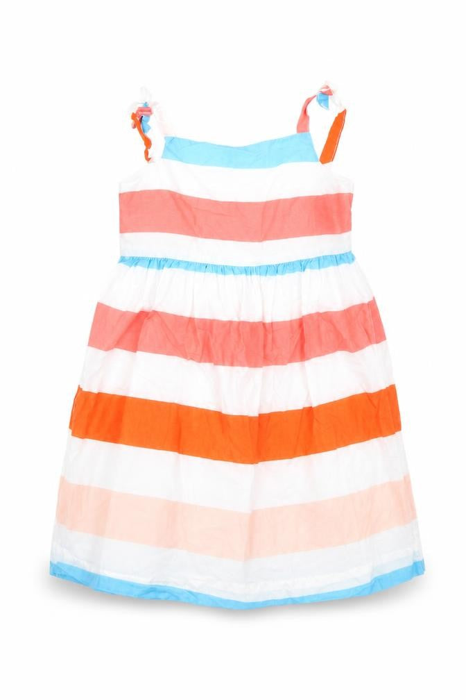 Mini Club Girls Multicoloured Striped  Tank Dress  Size 12-18 Months