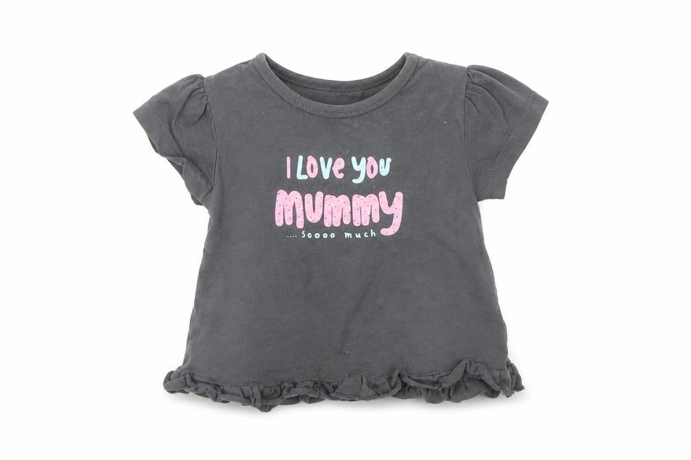 George Baby Grey   Basic T-Shirt Size 0-3 Months