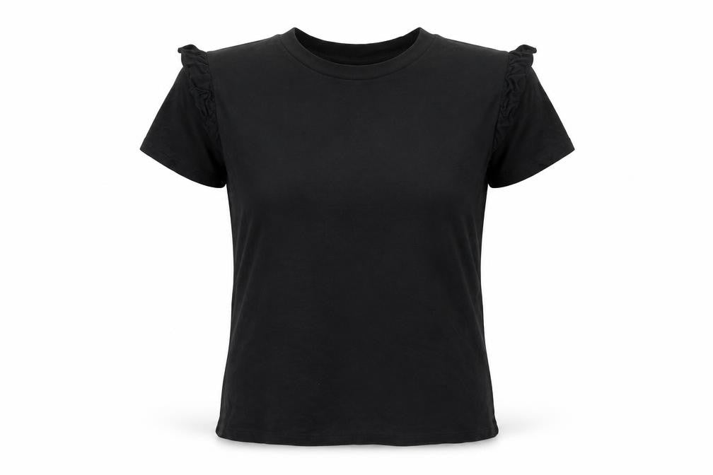 Topshop Womens Black   Basic T-Shirt Size 6