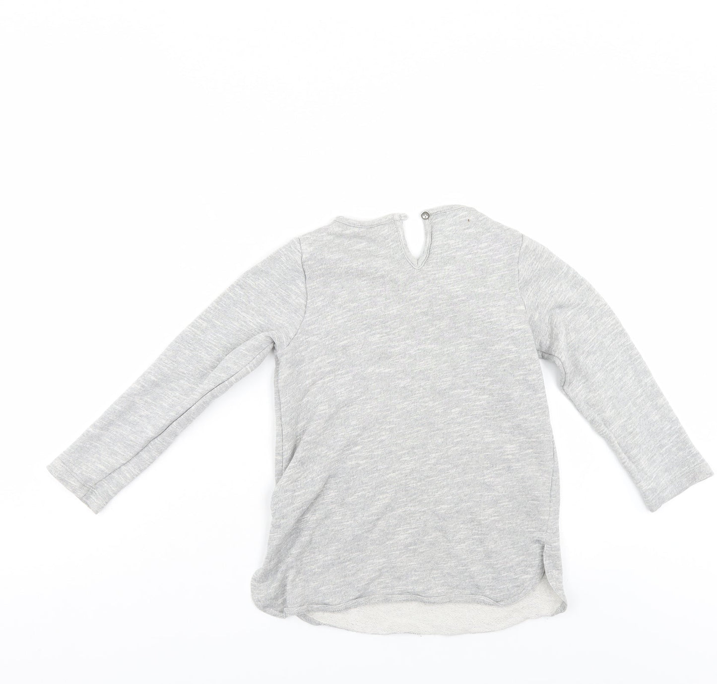 TU Girls Grey   Pullover Sweatshirt Size 7 Years