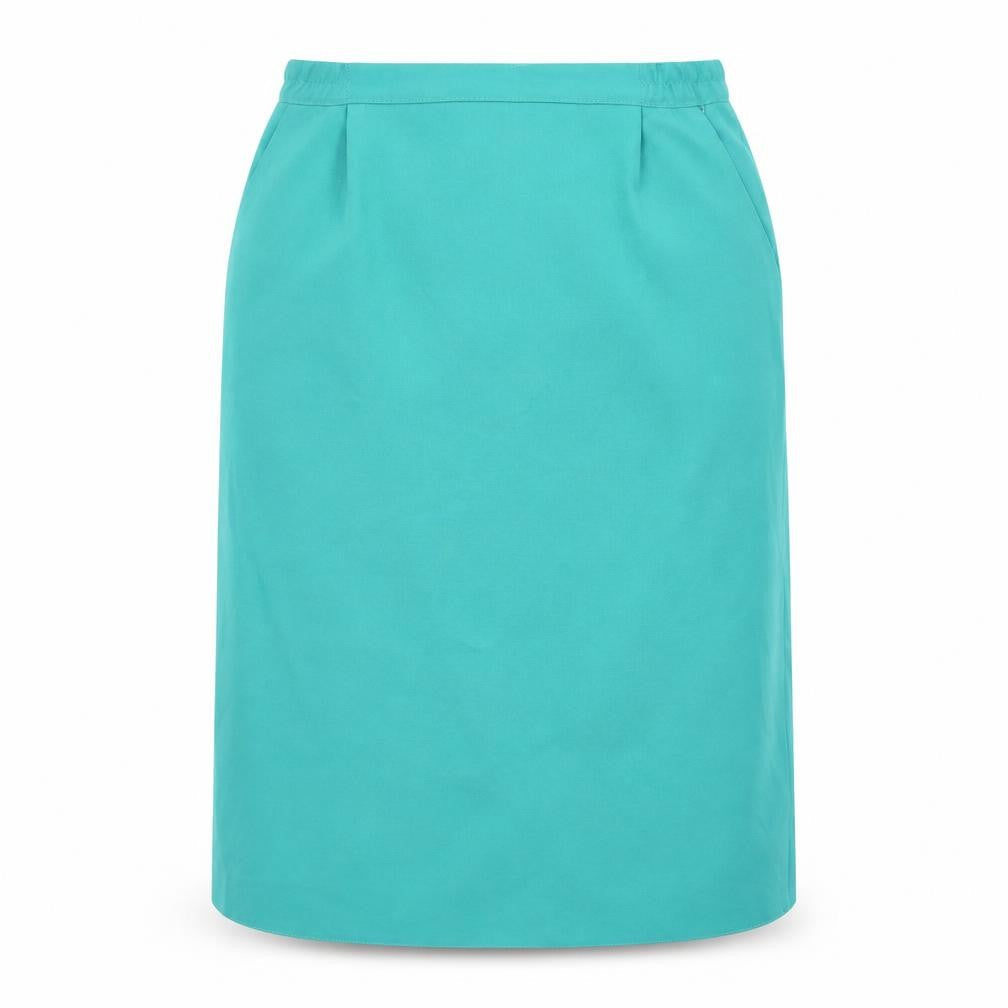 Preworn Womens Green   A-Line Skirt Size 28 in