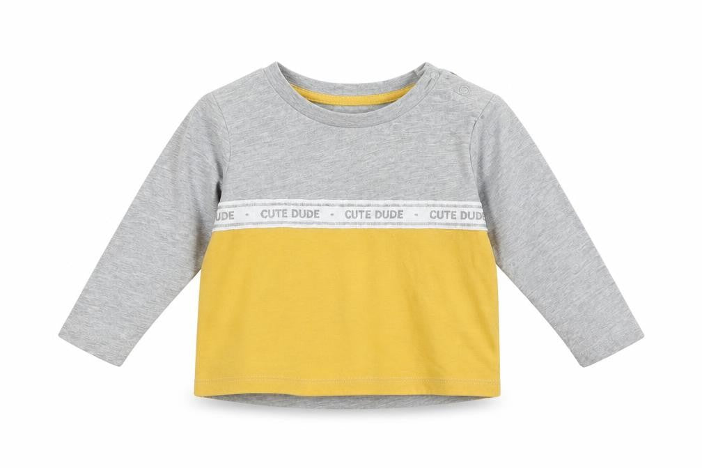 Primark Baby Grey   Basic T-Shirt Size 6-9 Months