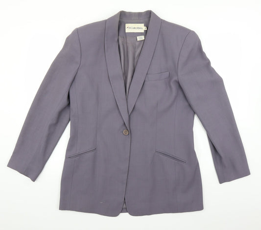 JH Collectibles Womens Purple   Jacket Suit Jacket Size 12