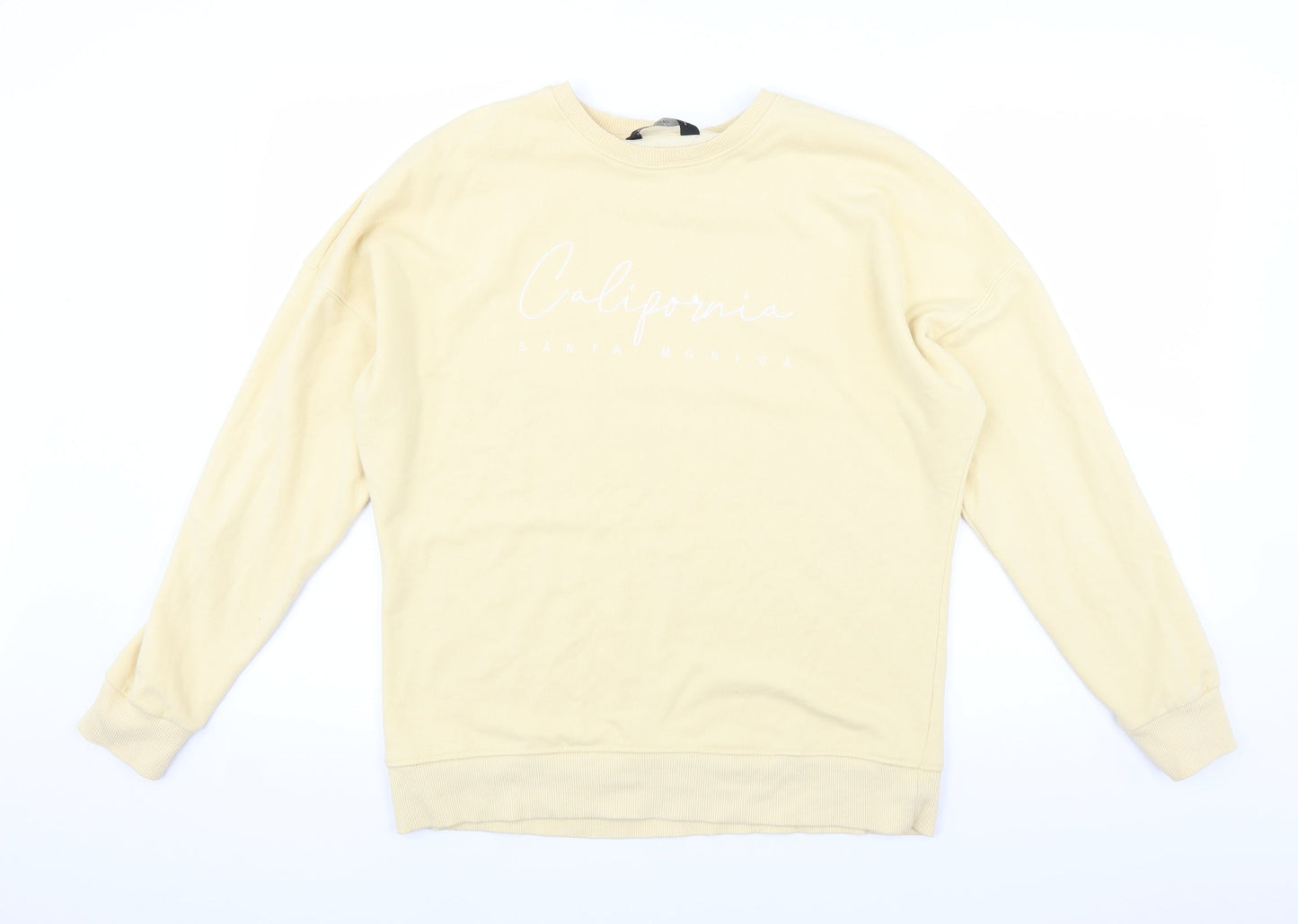 F&F Womens Yellow   Pullover Jumper Size 10