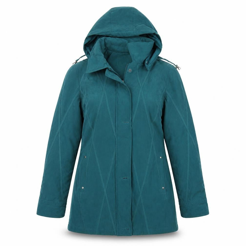 Bonmarché Womens Black Rain Coat Coat Size M