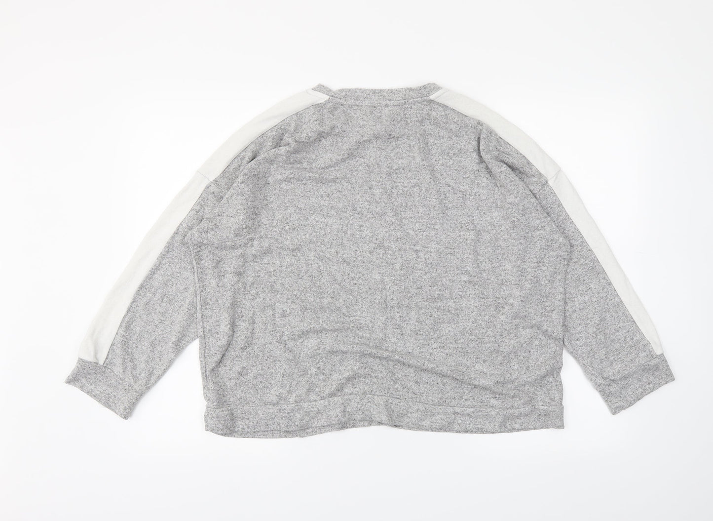 Jeff&Co Womens Grey   Pullover Jumper Size 14