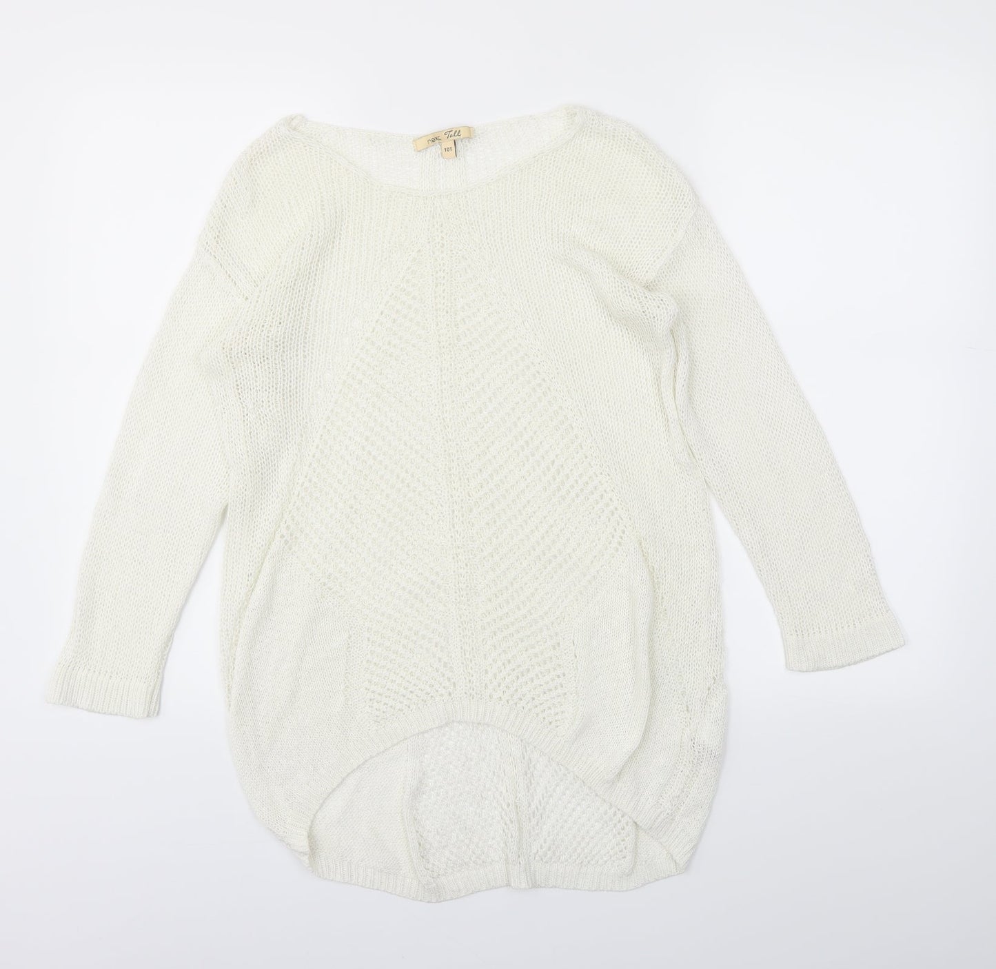 NEXT Womens Ivory   Tunic Jumper Size 10