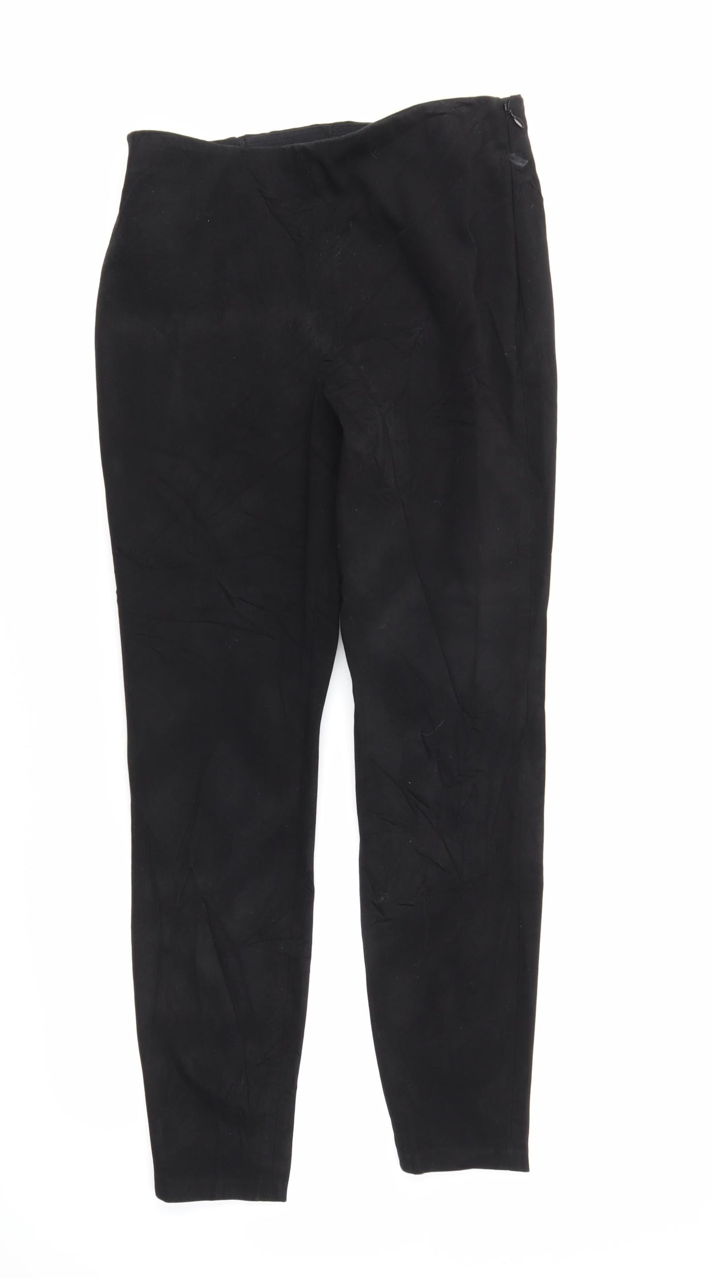 Preworn Womens Black   Trousers  Size 30 in L26 in