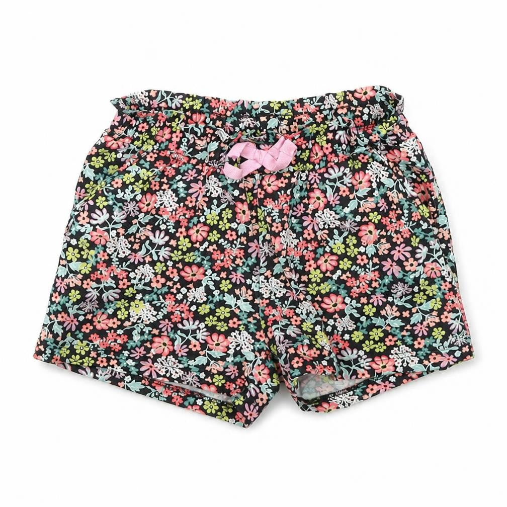 H&M Girls Multicoloured Floral  Culotte Shorts Size 2 Years
