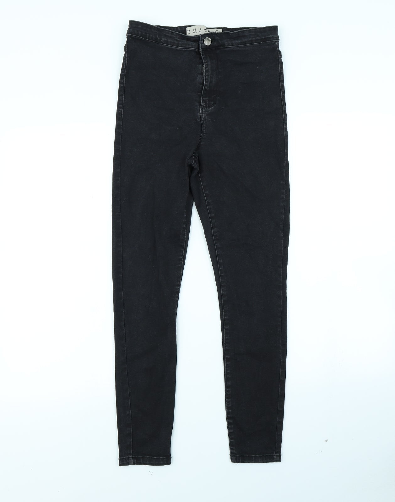 Denim & Co. Womens Black   Skinny Jeans Size 12 L29 in