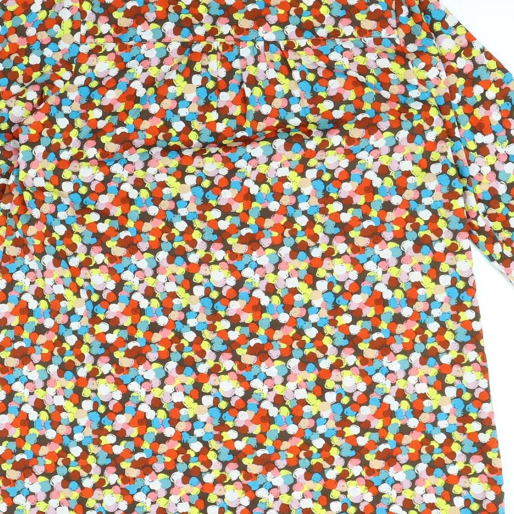 Tammy Girls Brown Polka Dot  Basic Blouse Size 13 Years