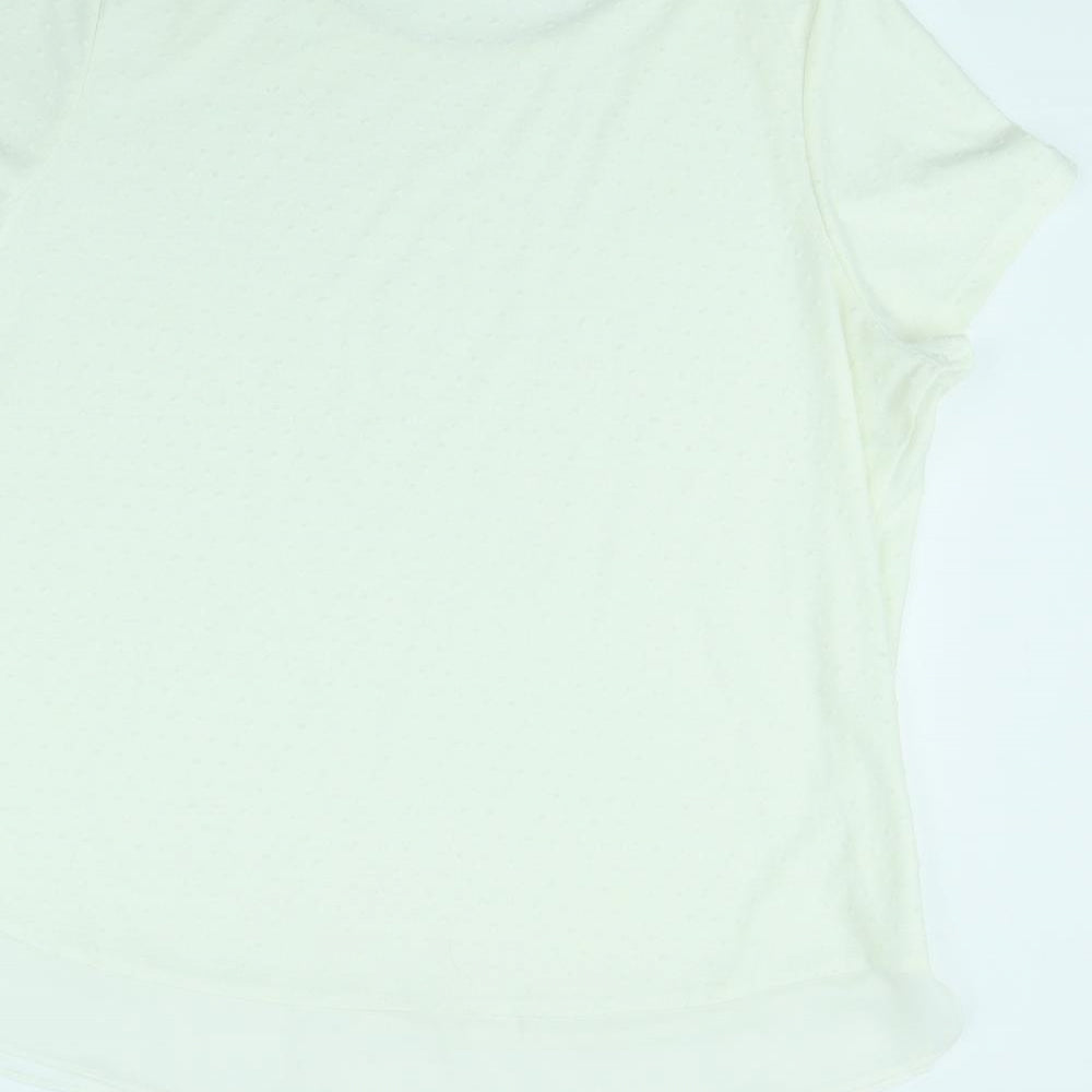 Papaya Womens Beige   Basic Blouse Size 20