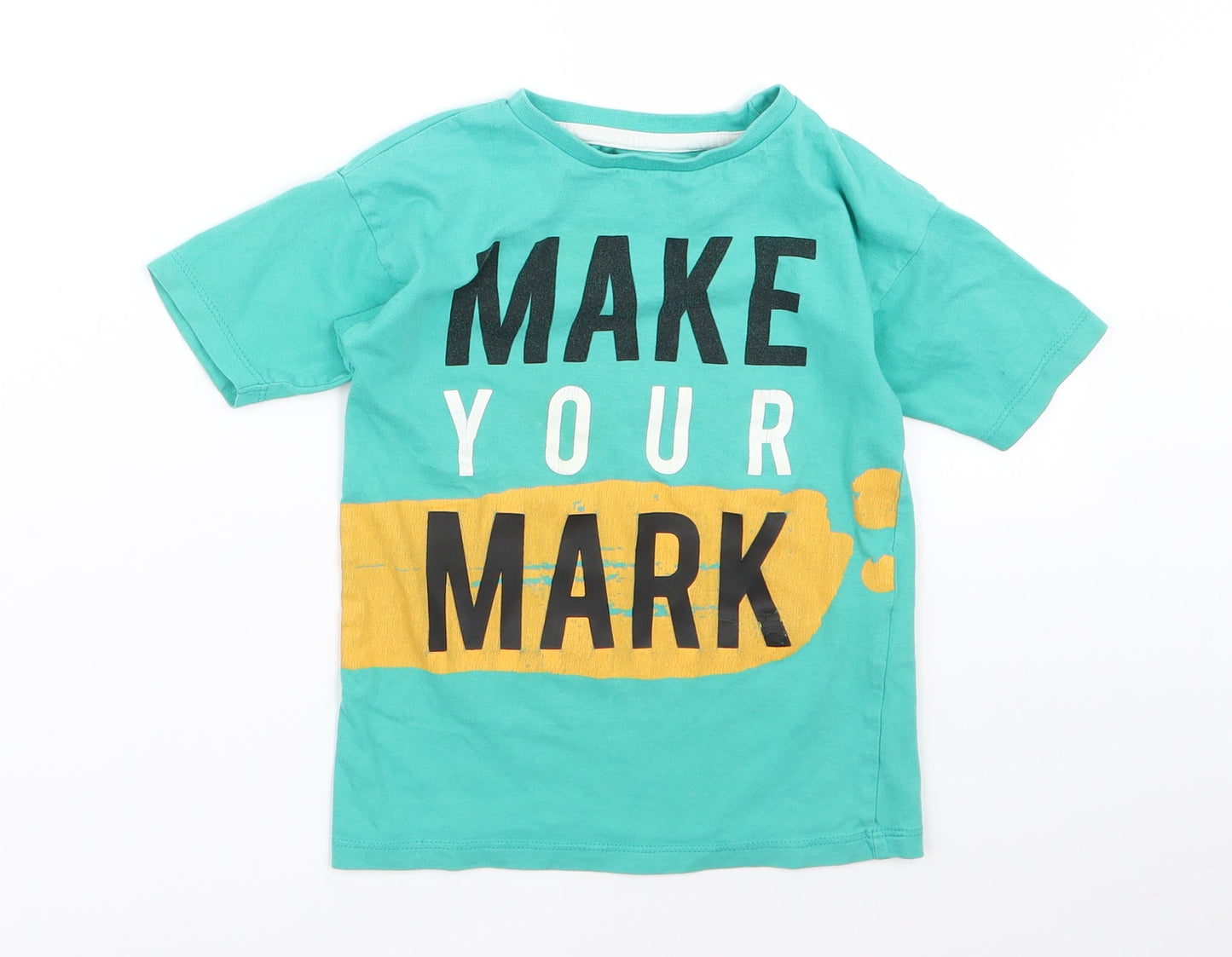 outft Boys Grey  Rayon Basic T-Shirt Size 2 Years  - make your mark
