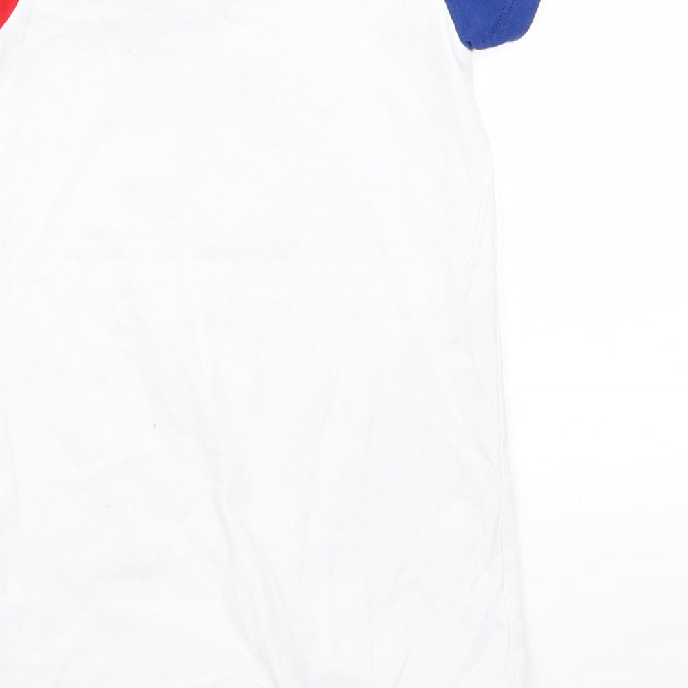patpat Baby White   Babygrow One-Piece Size 12 Months  - 4th of july