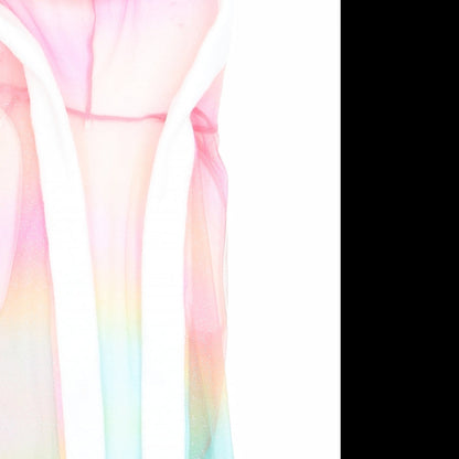 Close-up detail of George girls’ multicoloured jacket, size 2, years