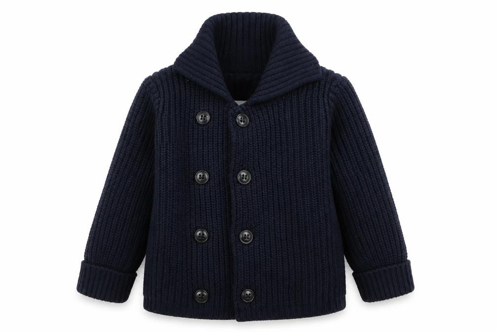 Preworn Boys Black   Jacket  Size 6 Years