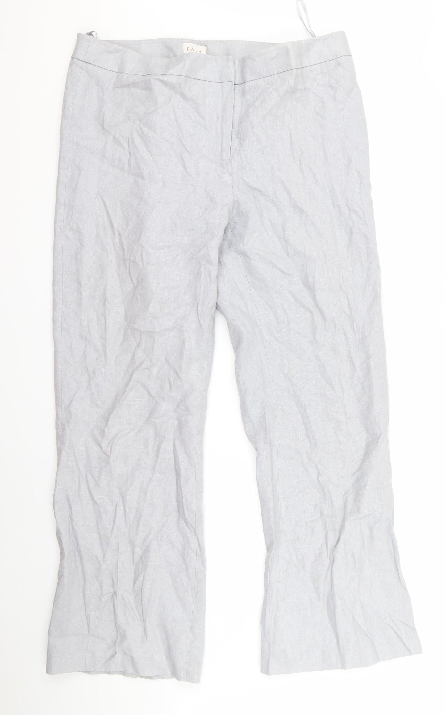EAST Womens Grey   Trousers  Size 14 L32 in