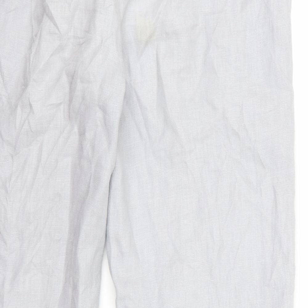 EAST Womens Grey   Trousers  Size 14 L32 in