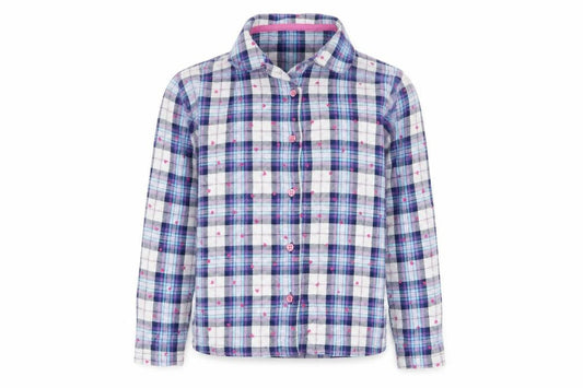 George Girls Blue   Basic Button-Up Size 8 Years