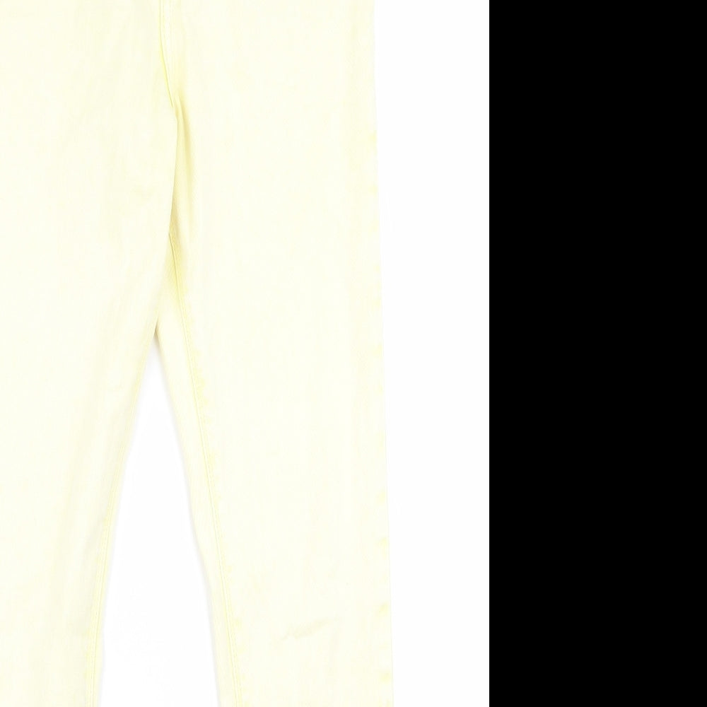 Moto Womens Yellow   Trousers  Size 30 L32 in