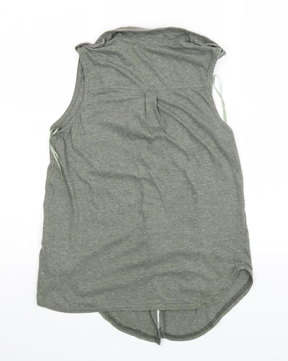 Preloved Internacionale Womens Green   Basic Tank Size 10 - Back