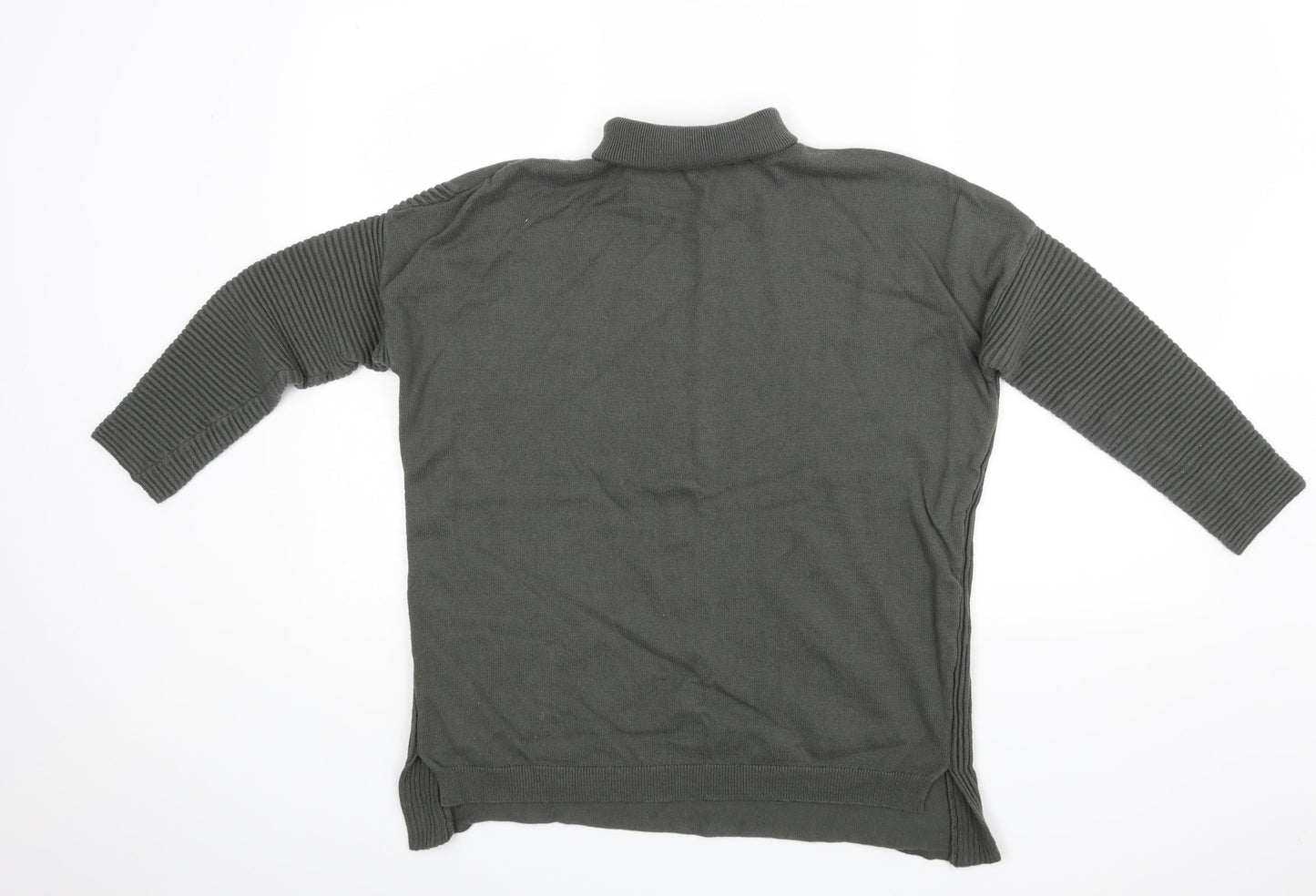 Primark Womens Green  Corduroy Pullover Jumper Size 10