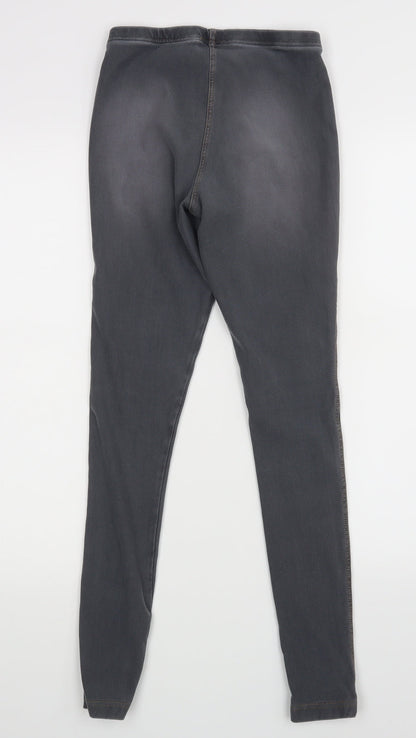 Topshop Womens Black    Trousers Size 8 L26 in
