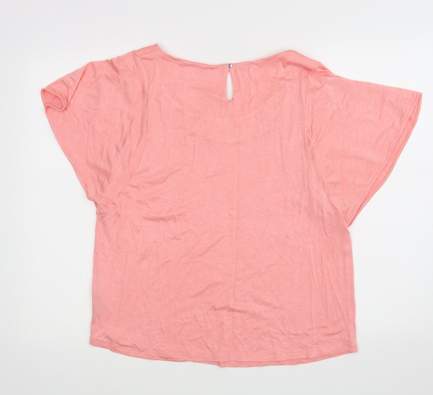 M&S Womens Pink   Basic Blouse Size 14