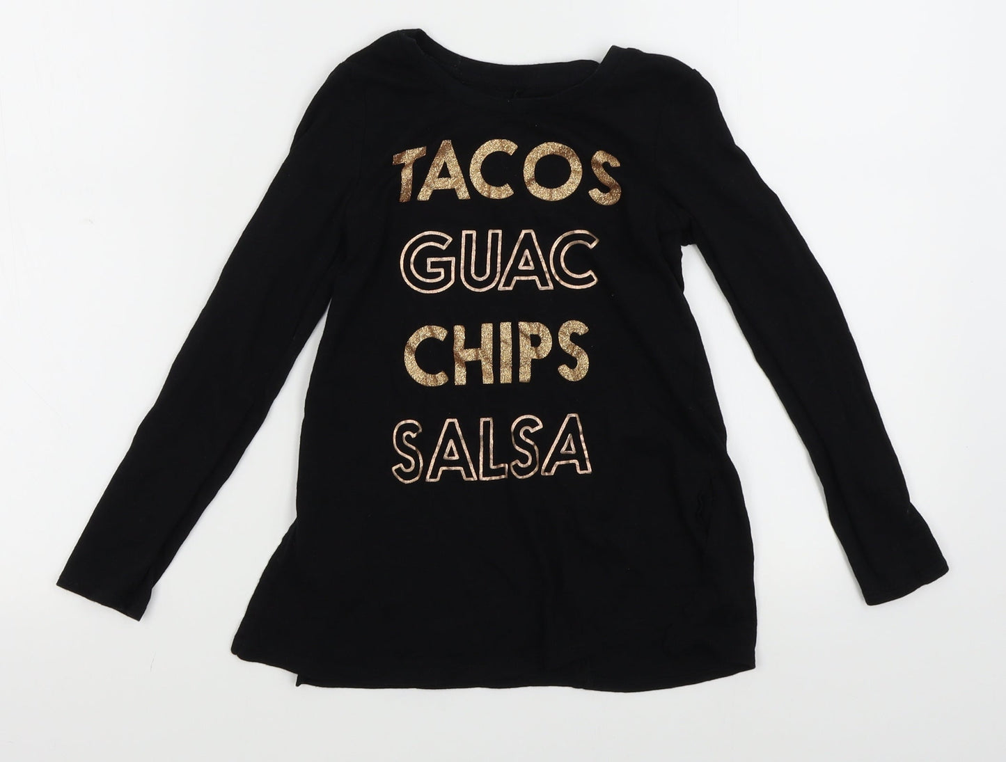 Epic Threads Girls Black   Basic T-Shirt Size S